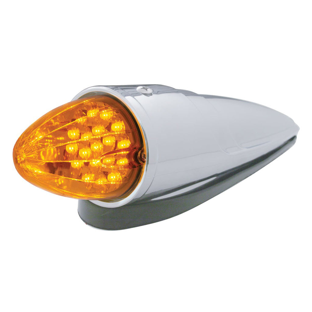 19 LED REFLECTOR GRAKON 1000 STYLE CAB LIGHT KIT - AMBER LED/AMBER LENS
