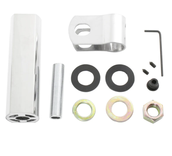 PEDESTAL LIGHT EXTENSION KIT W/ MIRROR CLIP (5" extension)