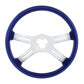 18" Vibrant Color 4 Spoke Steering Wheel