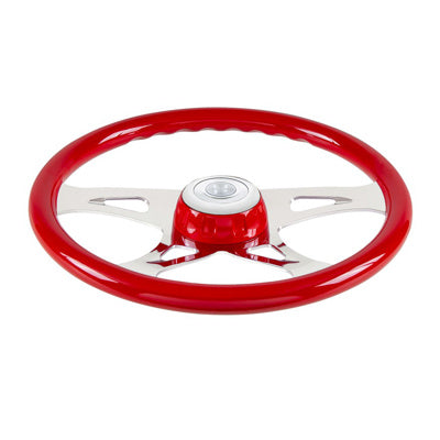 18" Boss Steering Wheel With Color Matching Horn Bezel