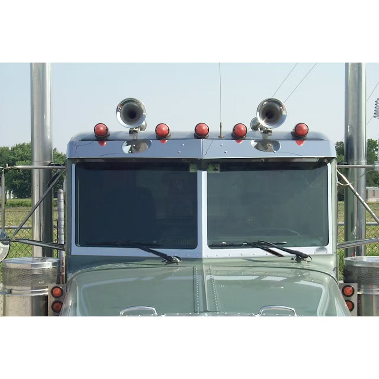 Peterbilt Dimpled Windshield Trim