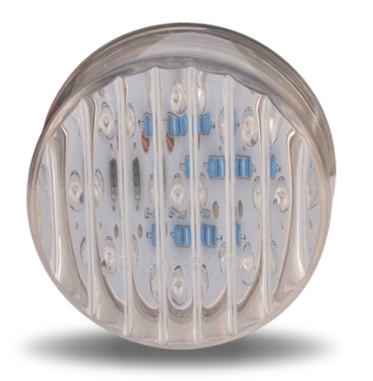 2.5" CLEAR/AMBER MARKER ROUND LED LIGHT - 13 DIODES