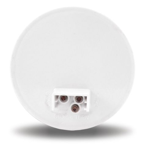 4" RED STOP, TURN & TAIL ROUND LED LIGHT - 8 DIODES