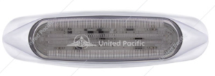 4 LED LIGHTTRACK LIGHT CLEARANCE/MARKER - RED LED/CLEAR LENS