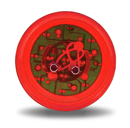 2.5" RED MARKER ROUND LED LIGHT - 13 DIODES