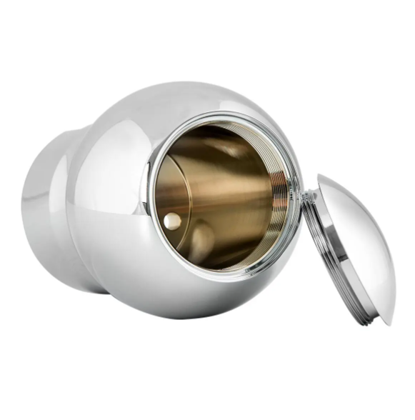 ROUND BALL-SHAPED CHROME 13/18 SPEED GEARSHIFT KNOB