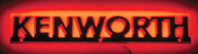 KENWORTH SIDE EMBLEM LED - RED 24 Diodes