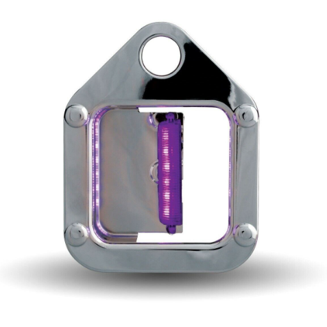 DOOR HANDLE COVER WITH PURPLE LED LIGHT (DRIVER) FITS 4 RIVET 2005 & OLDER KW