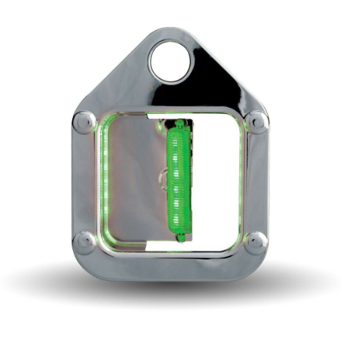 DOOR HANDLE COVER WITH GREEN LED LIGHT (DRIVER) 4 RIVET 2005 & OLDER KENWORTH