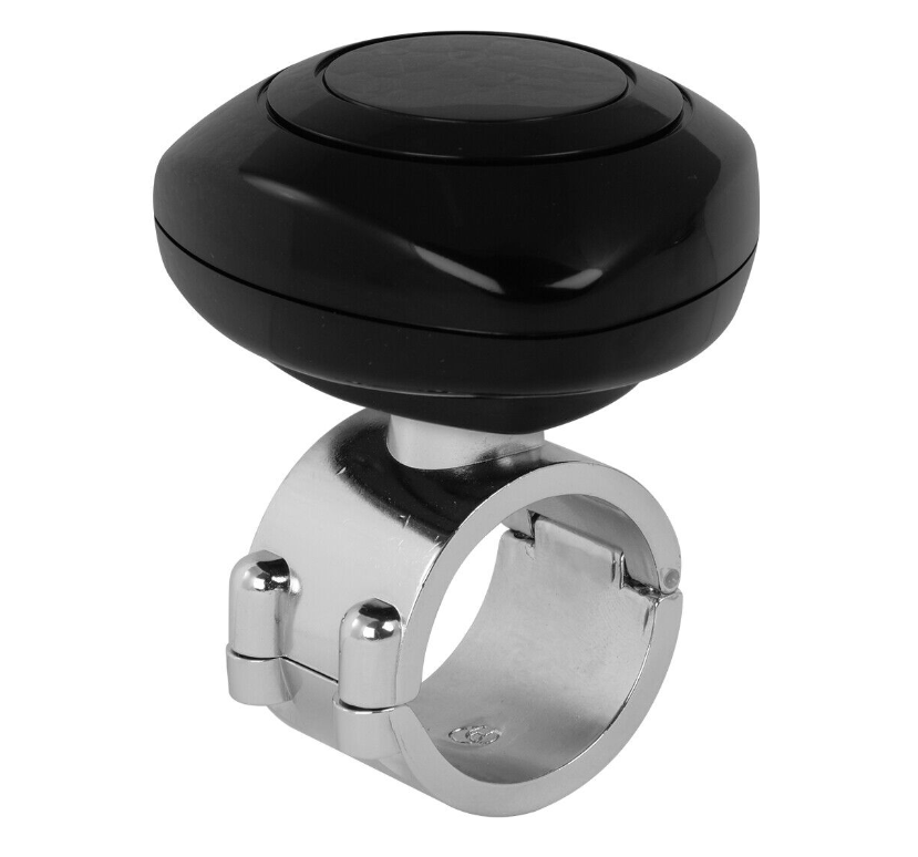 Black Plastic Steering Wheel Spinner