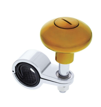 Heavy Duty Steering Wheel Spinner - Electric Yellow
