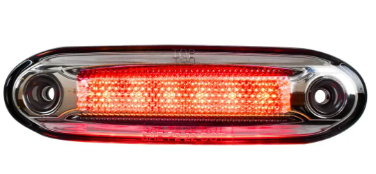 LED SIDE MARKER LIGHT W/ UNDER GLOW EFFECT RED LENS/RED UNDERGLOW