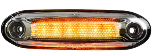 LED SIDE MARKER LIGHT W/ UNDER GLOW EFFECT AMBER LENS/AMBER UNDERGLOW