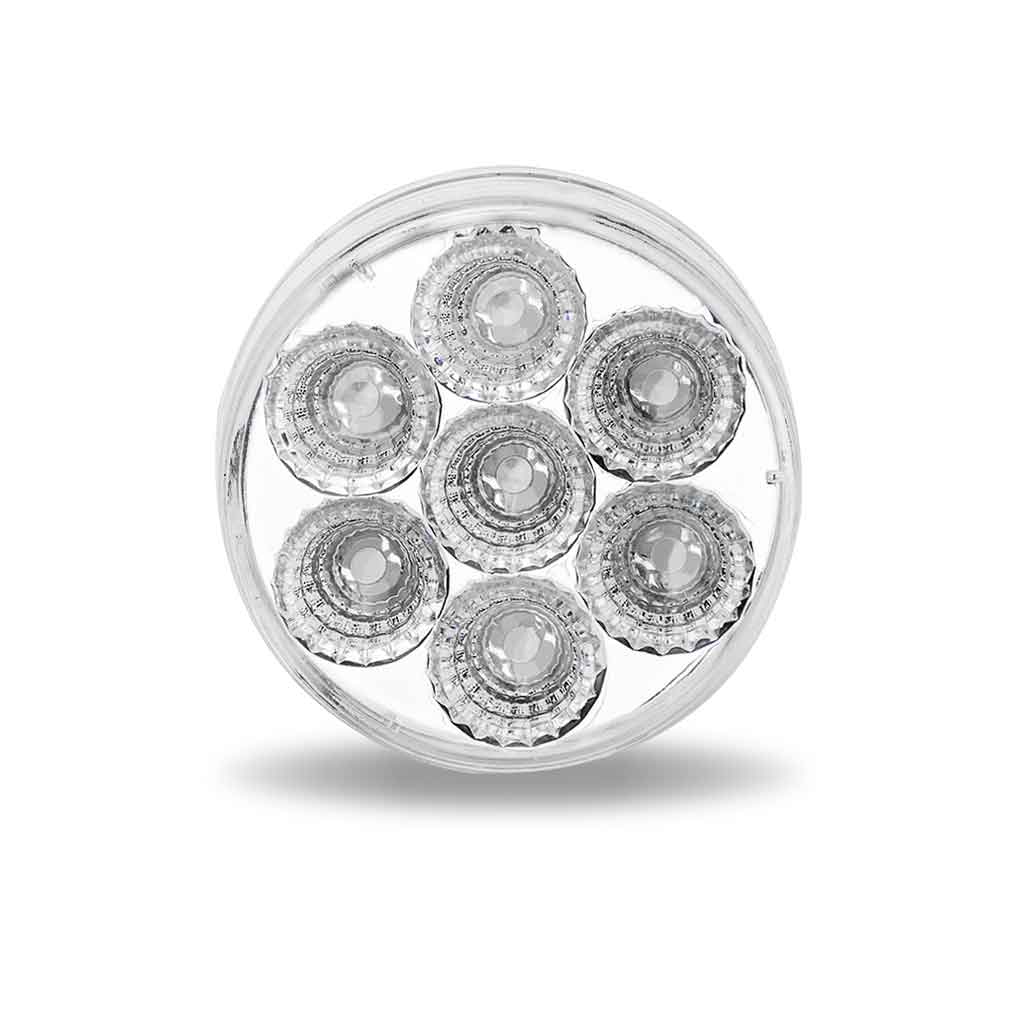 2.5″ Red Marker to Purple Auxiliary Round LED Light – 7 Diodes