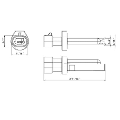 Coolant Level Sensor For 2008-2017 International Durastar