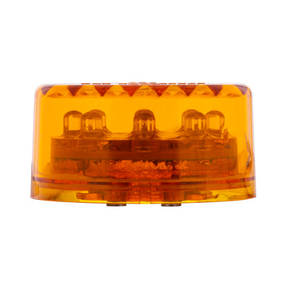 9 LED 2" ROUND LIGHT (CLEARANCE/MARKER) PACK - AMBER LED/AMBER LENS