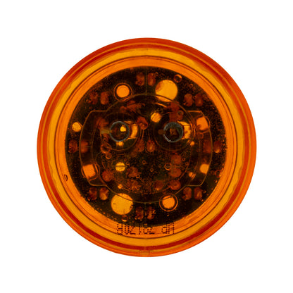 9 LED 2" ROUND LIGHT (CLEARANCE/MARKER) PACK - AMBER LED/AMBER LENS