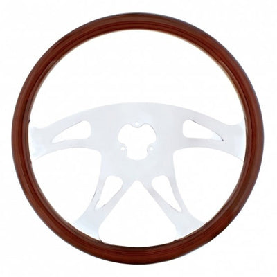 18" Chrome Boss Steering Wheel