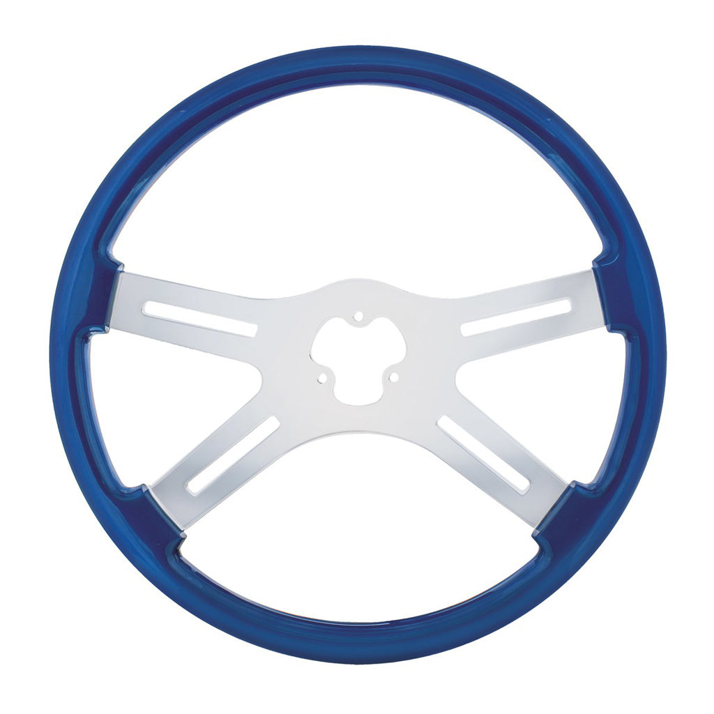 18" Color 4 Spoke Steering Wheel Only