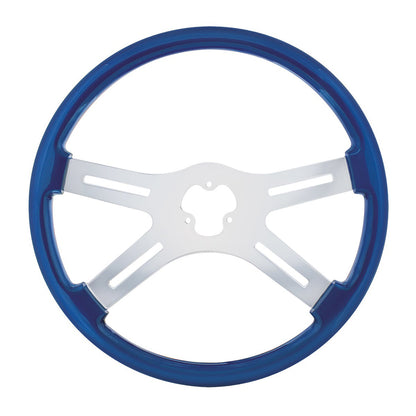 18" Color 4 Spoke Steering Wheel Only