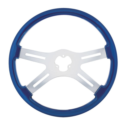 18" Color 4 Spoke Steering Wheel Only