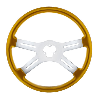 18" Vibrant Color 4 Spoke Steering Wheel