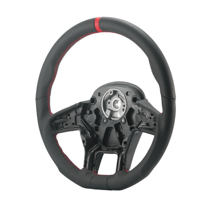 18" YourGrip GT PRO Leather Steering Wheel For 2012-2021 Peterbilt 579 & 2013-2021 Kenworth T680