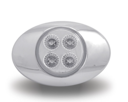 CLEAR AMBER MARKER GENERATION 2 LED LIGHT - 4 DIODES