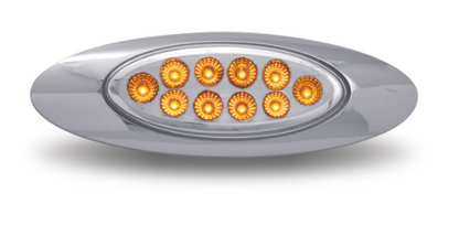 CLEAR AMBER MARKER GENERATION 4 LED LIGHT - 10 DIODES