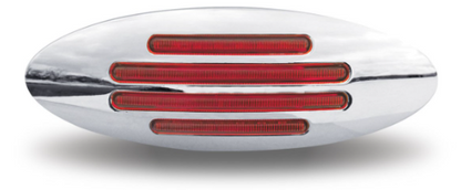 CLEAR RED MARKER FLATLINE GENERATION 4 LED LIGHT - 32 DIODES