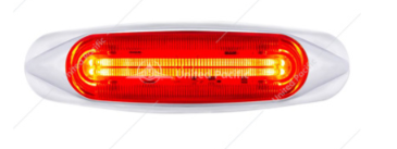 4 LED LIGHTTRACK LIGHT CLEARANCE/MARKER - RED LED/RED LENS