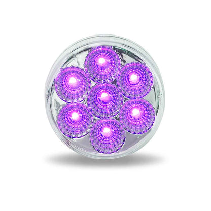 2.5″ Red Marker to Purple Auxiliary Round LED Light – 7 Diodes