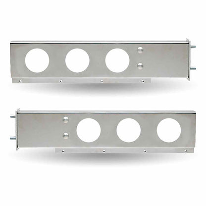 30″ LED Mud Flap Hangers – 3 3/4″ Bolt Spacing | 6 x 4″ Holes | Stainless Steel