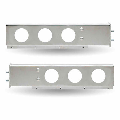30″ Mud Flap Hangers – 2 1/2″ Bolt Spacing | 6 x 4″ Holes | Stainless Steel