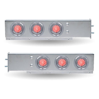 30″ LED Mud Flap Hangers – 2 1/2″ Bolt Spacing | Star-Burst Watermelon LEDs