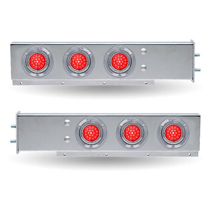 30″ LED Mud Flap Hangers – 2 1/2″ Bolt Spacing | Star-Burst Watermelon LEDs