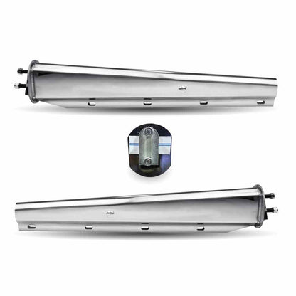 30″ Mud Flap Hangers – 2 1/2″ Bolt Spacing | Stainless Steel