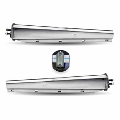 30″ Mud Flap Hangers – 1 1/8″ Bolt Spacing | Stainless Steel