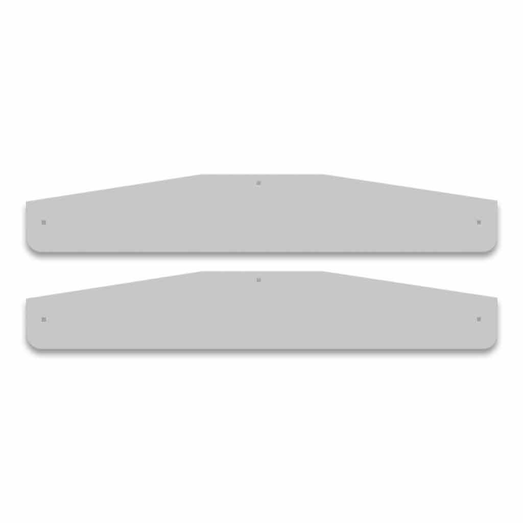 24″ Angled Bottom Mud Flap Weights – Bolted | Stainless Steel
