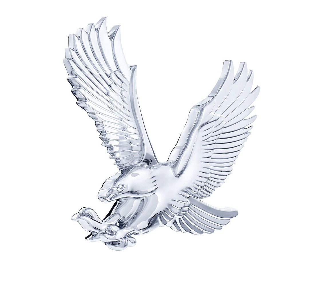 Chrome Plastic 3D Eagle Accent - Face Left